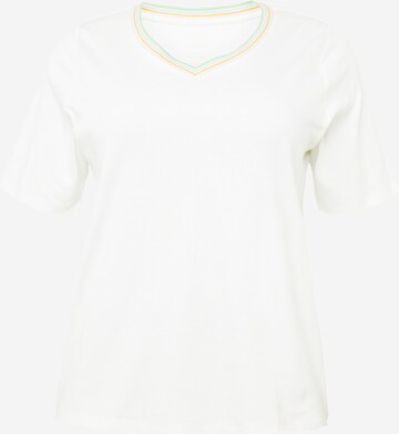 T-shirt Tom Tailor Women + en blanc : devant