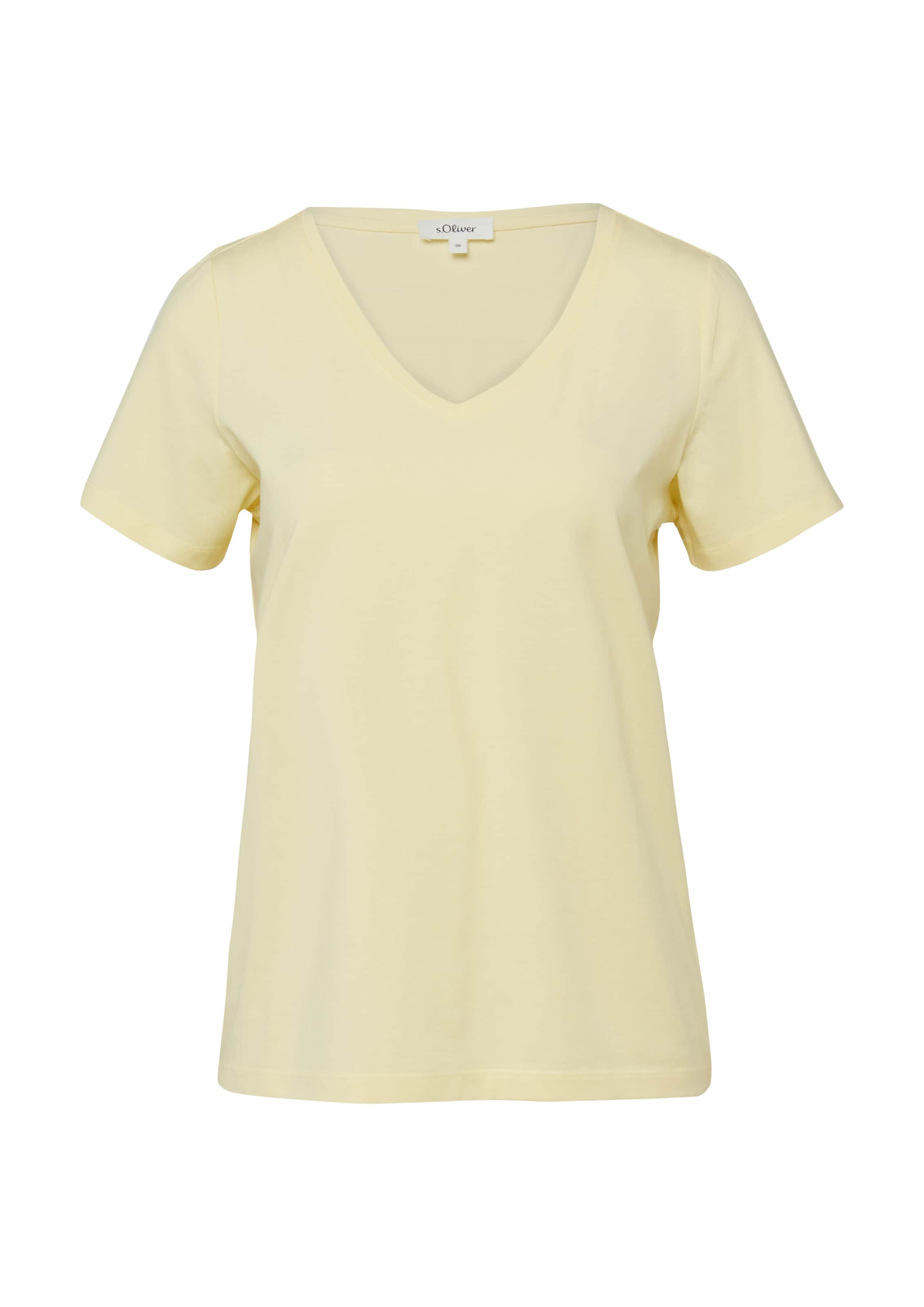 s.Oliver Shirt in Yellow: front