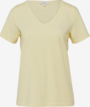 s.Oliver Shirt in Yellow: front