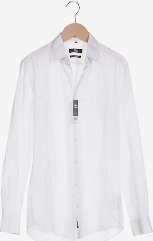 JAKE*S Button Up Shirt in XS in White: front