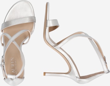 Lauren Ralph Lauren Strap Sandals 'GABRIELE' in Silver