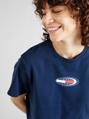 Tricou de la Tommy Jeans pe albastru