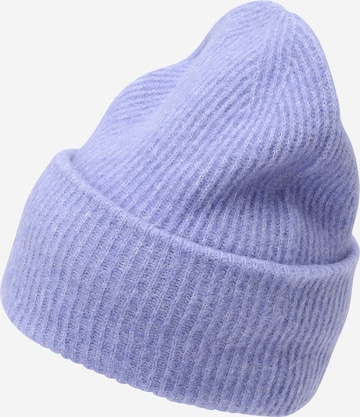 Bonnet Samsøe Samsøe en bleu : devant