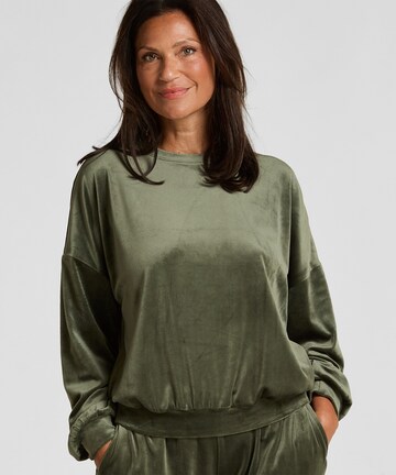 Hunkemöller Sweatshirt in Groen: voorkant