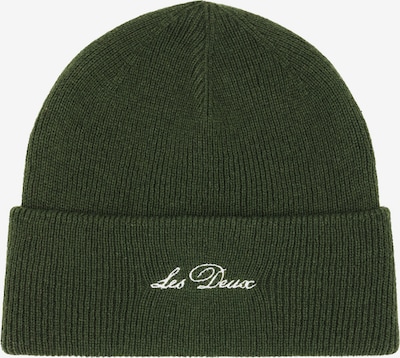 Les Deux Beanie 'Signature' in 55-60 in Dark green / White, Item view