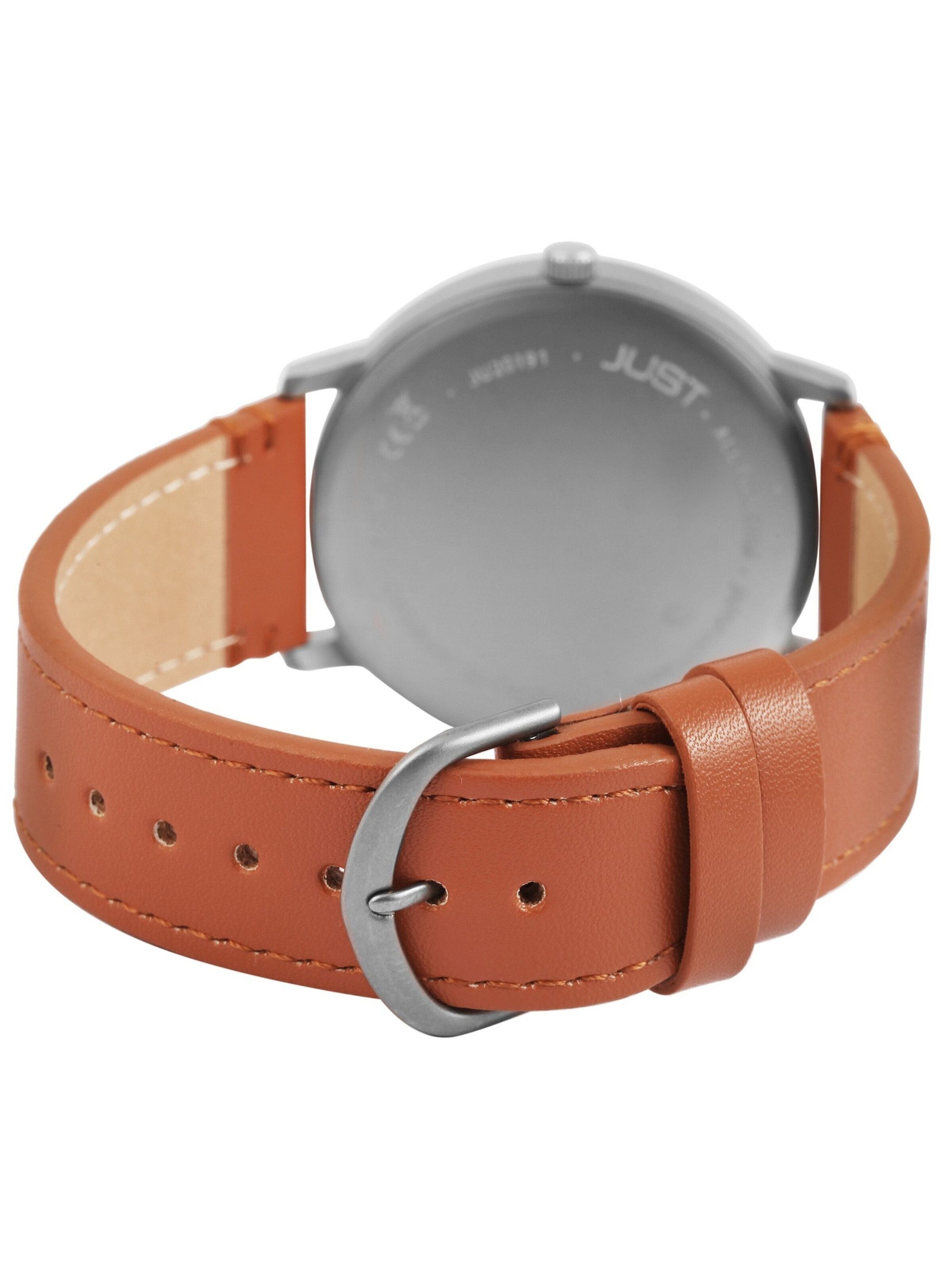 JUST Analog Watch 'Fanis, Datumsanzeige' in Brown
