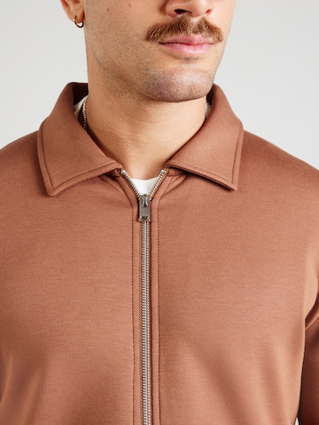 Veste de survêtement SELECTED en marron
