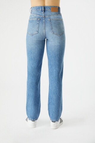 PIECES Wide leg Jeans 'ELANI' i blå