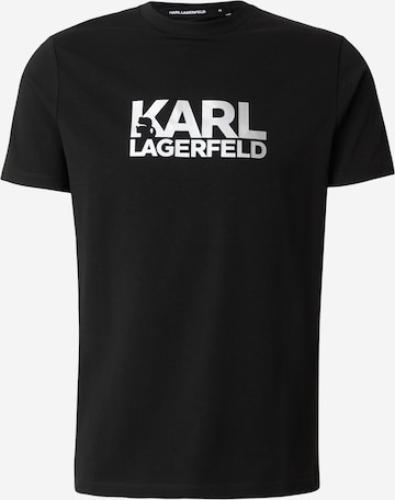 Karl Lagerfeld - Camiseta en negro: frente