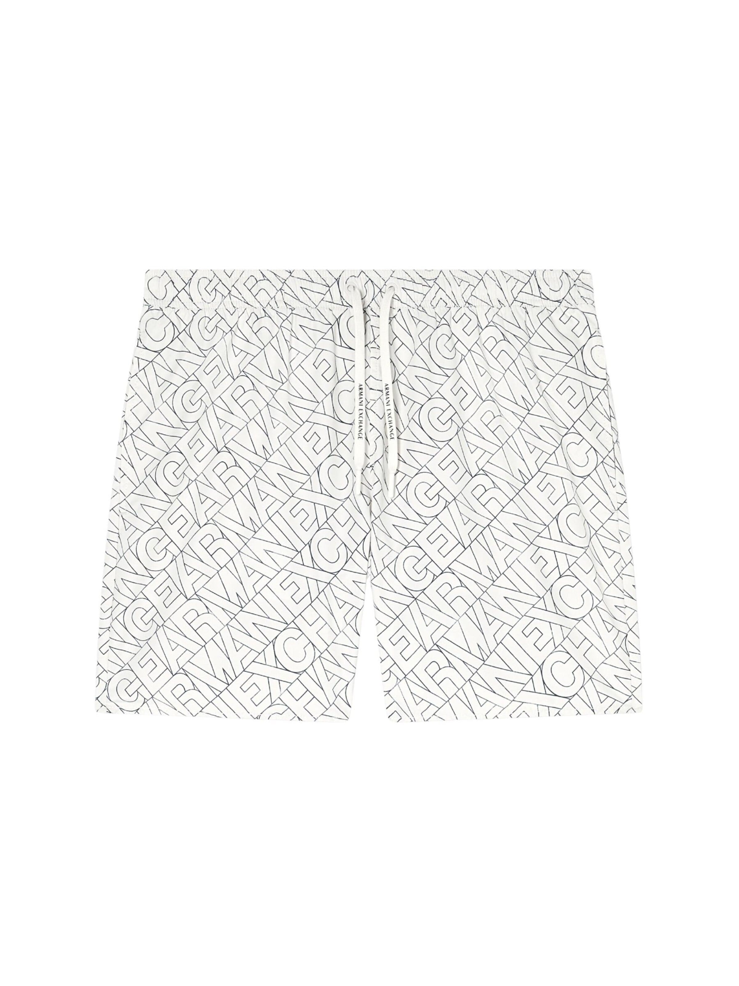 ARMANI EXCHANGE Board Shorts 'XM000832' in XXL in White, Item view