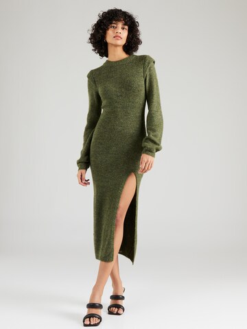 Robes en maille 'KIARA' SOMETHINGNEW en vert : devant