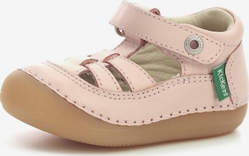 Kickers - Zapatos primeros pasos 'Sushy' en rosa: frente