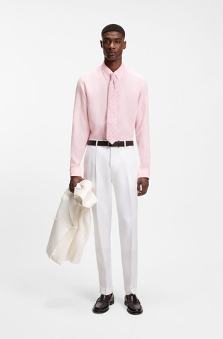 BOSS Regular fit Button Up Shirt in Pink