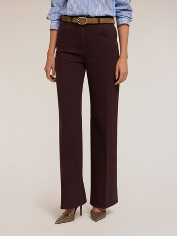 MOTIVI Wide leg Trousers in Brown