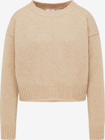 Pull-over MYMO en beige : devant