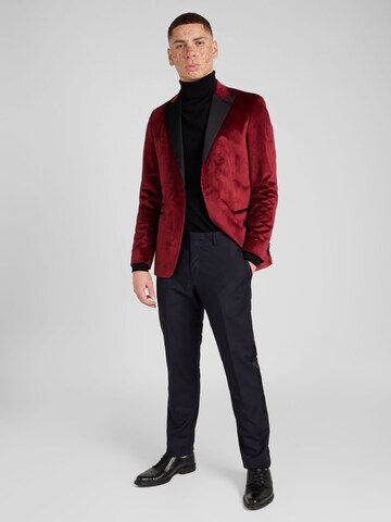 Tiger of Sweden Regular Trousers with creases 'THULIN' in Blue