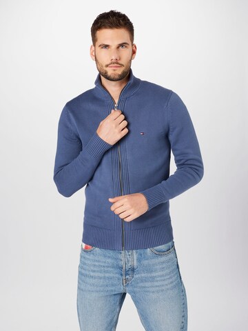 TOMMY HILFIGER Regular fit Knit Cardigan in Blue: front