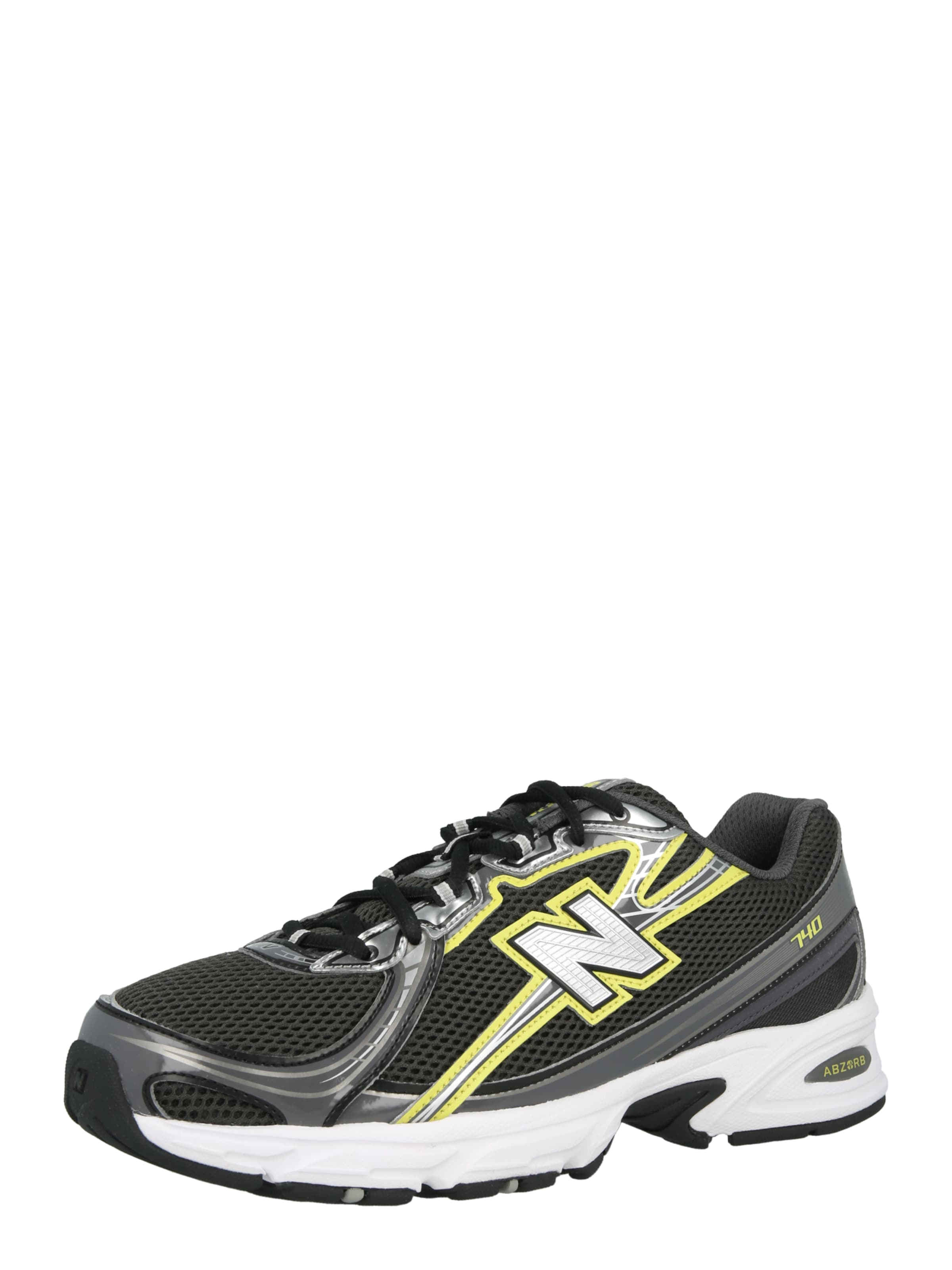 new balance Низкие кроссовки '740' в Черный: спереди