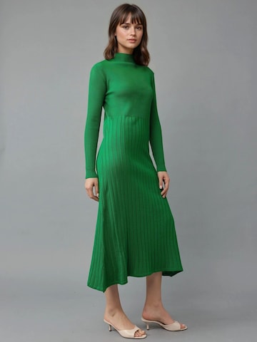 My fashion Pletena obleka | zelena barva