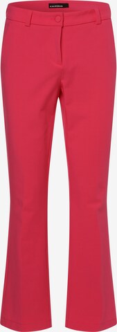 Regular Pantalon à plis 'Stella' Cambio en rose : devant