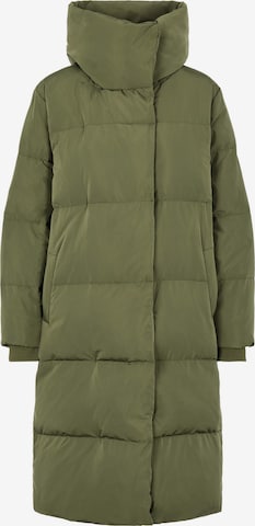 OBJECT Zimní kabát 'Louise' – zelená: přední strana