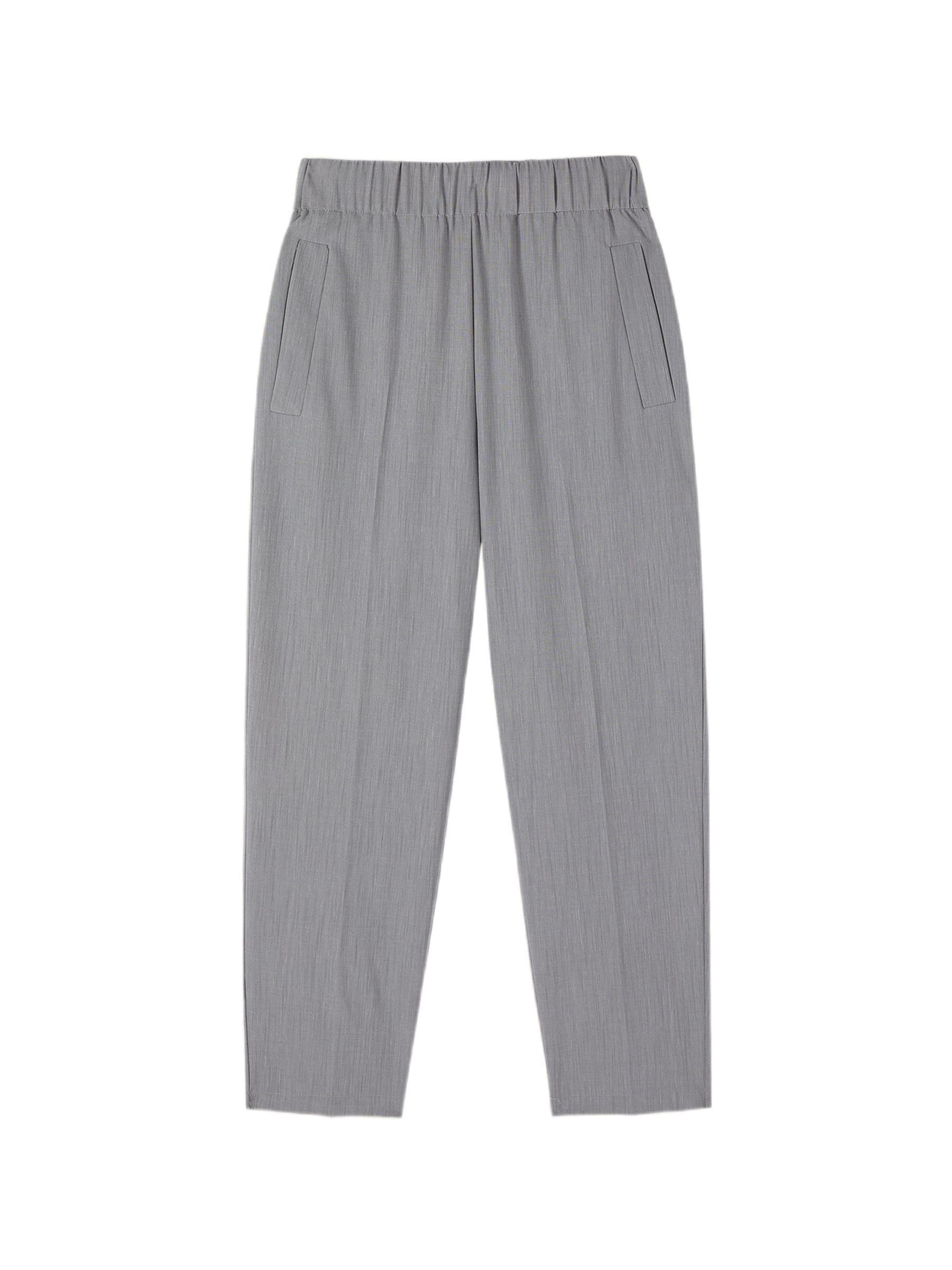 Loosefit Pantaloni di oltre in grigio: frontale