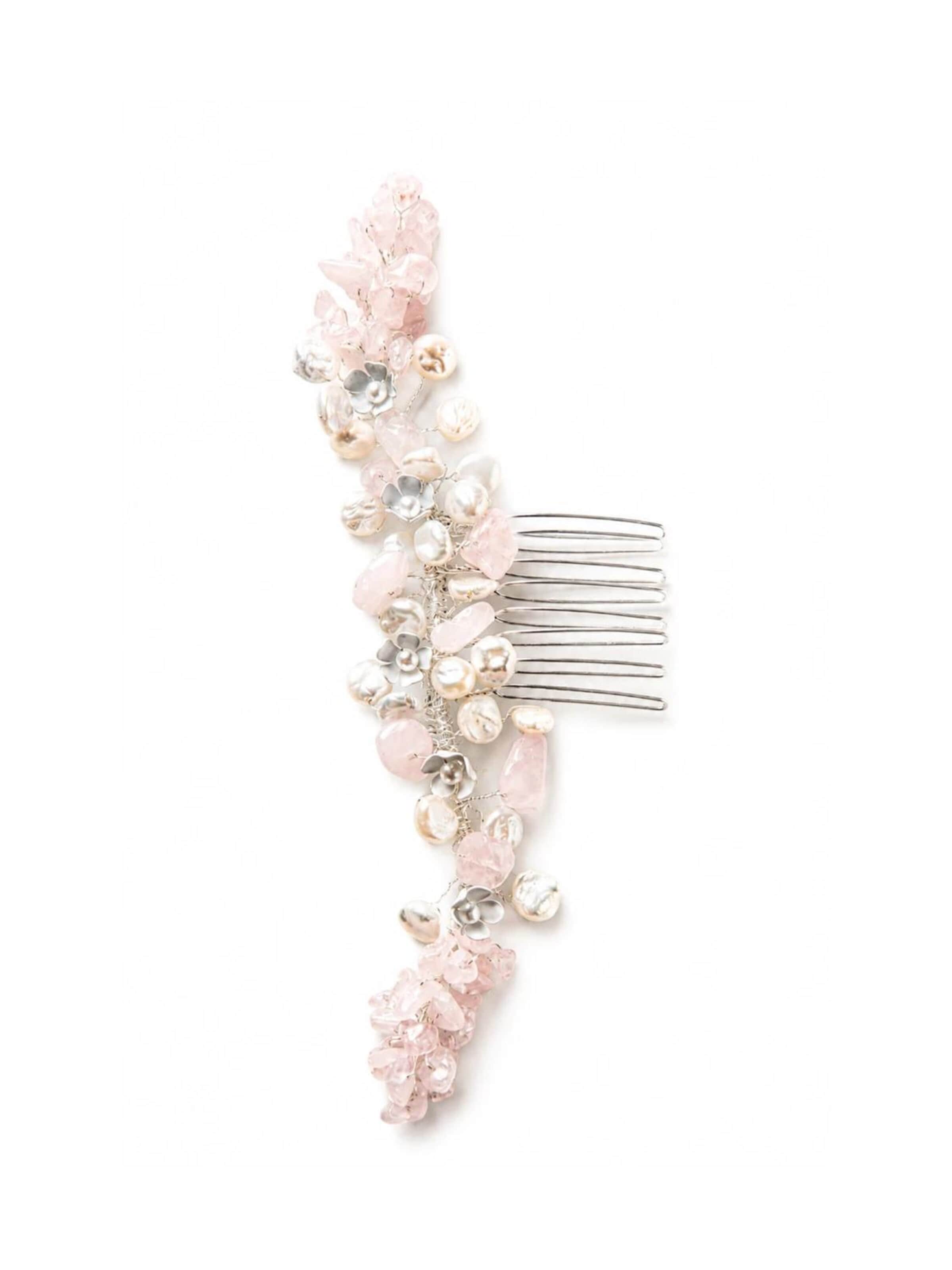 Sally Jane Bridal Haarschmuck 'Gaia'‌‌‌‌‌‌‌‌‌ in Silber: Vorderseite