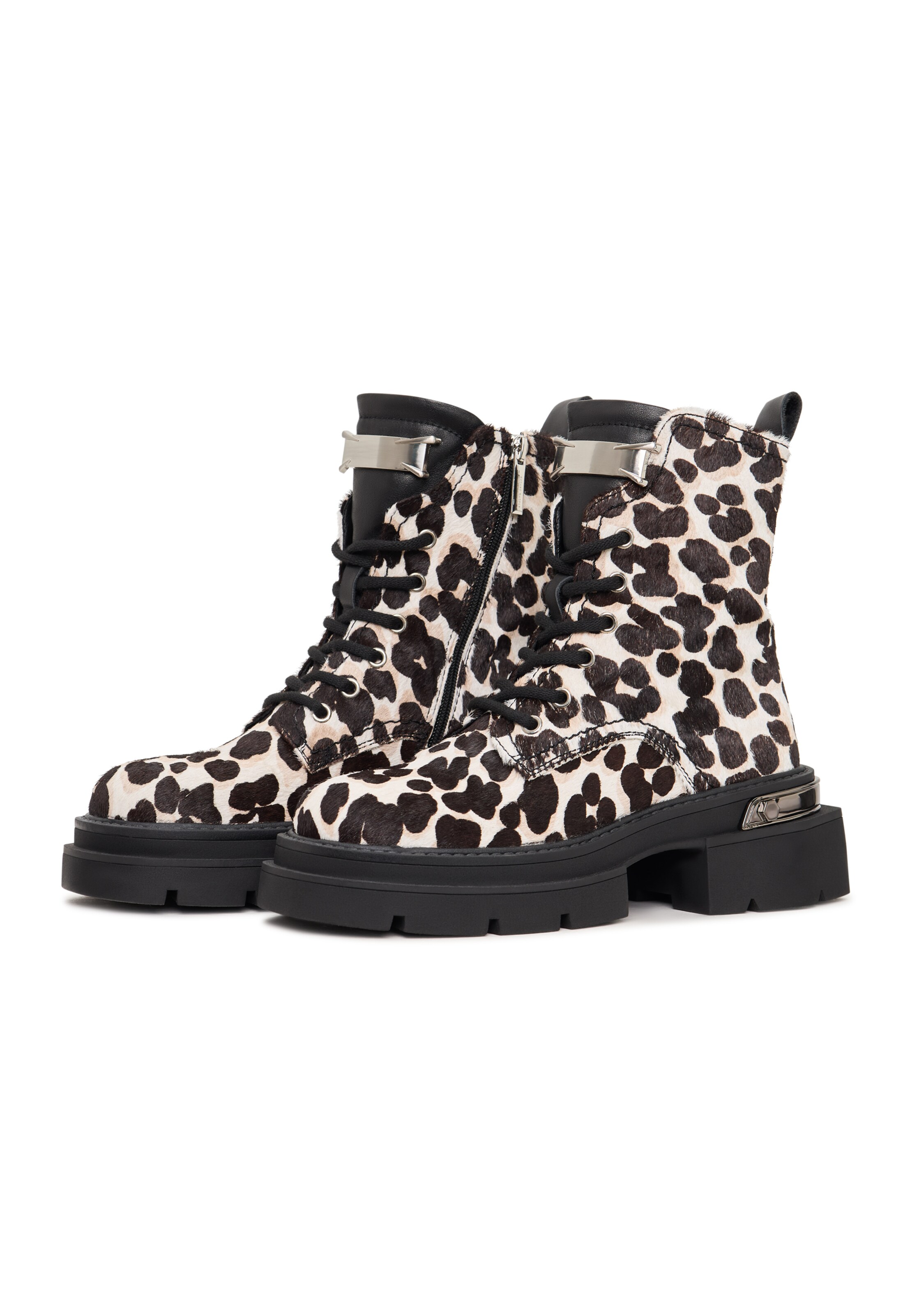 Bottines à lacets CESARE GASPARI en jaune