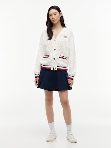 Tommy Jeans Strickjacke in Weiß