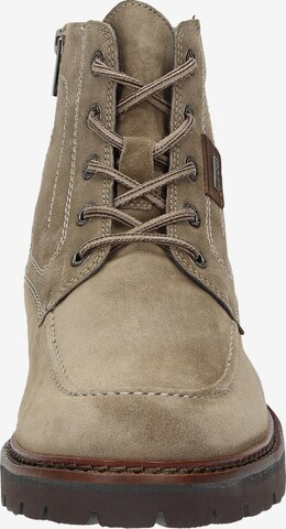 SIOUX Lace-Up Boots 'Adalrik-708' in Beige
