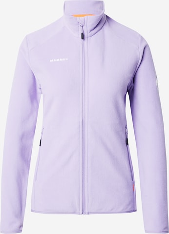 Veste en polaire fonctionnelle 'Innominata' MAMMUT en violet : devant