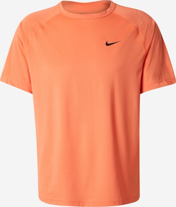 T-Shirt fonctionnel 'Ready' NIKE en orange : devant