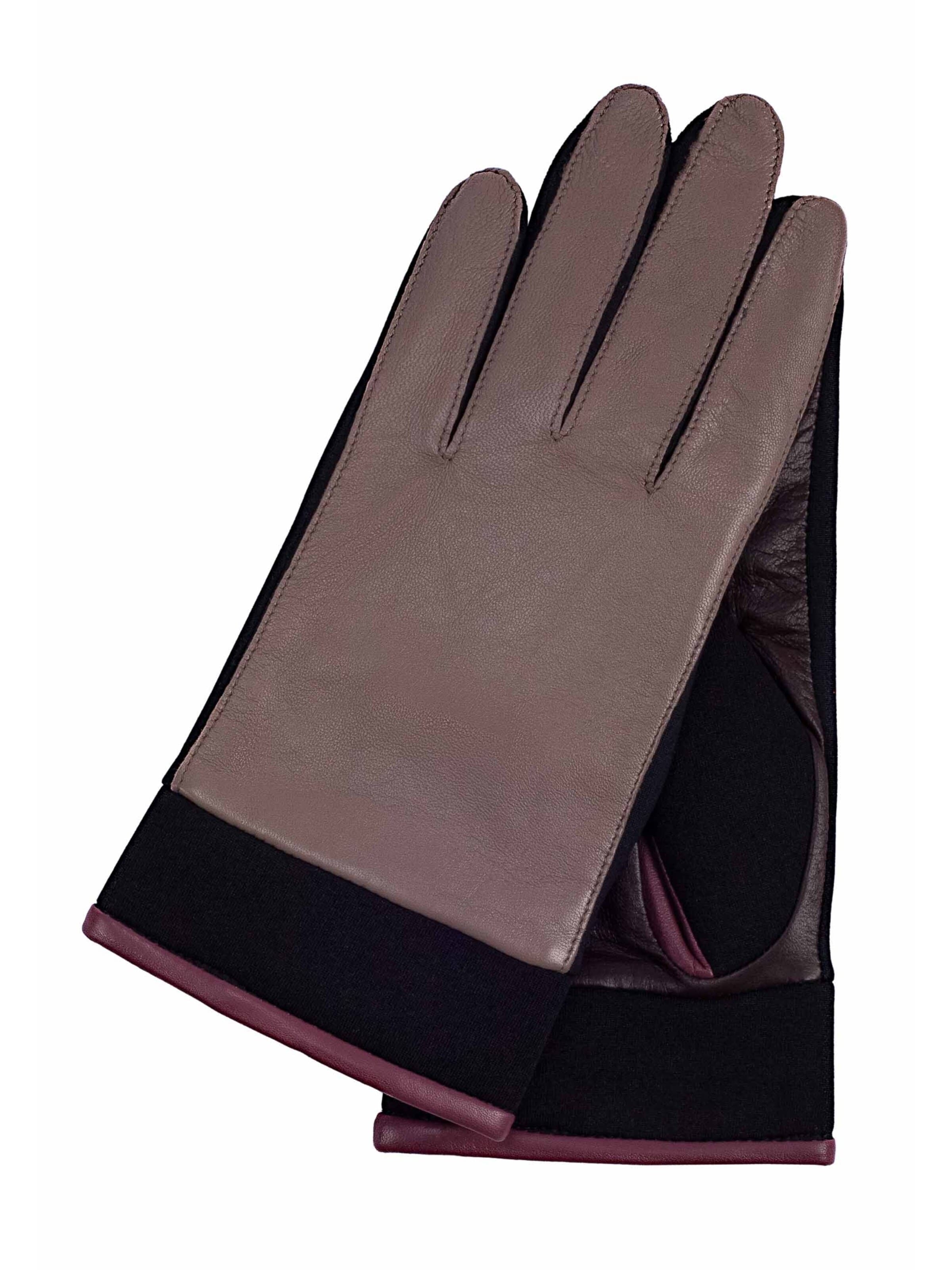 KESSLER Full Finger Gloves in Grey: front