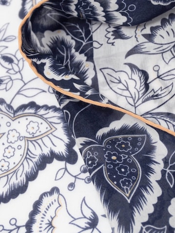 MayTree Sjaal 'Seidentuch mit Baumwolle' in Blauw