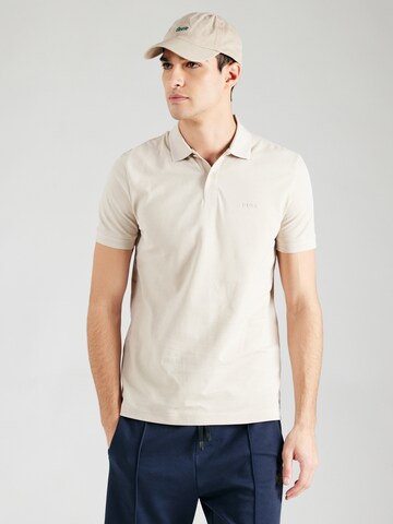 Maglietta 'Pio1' di BOSS in beige: frontale