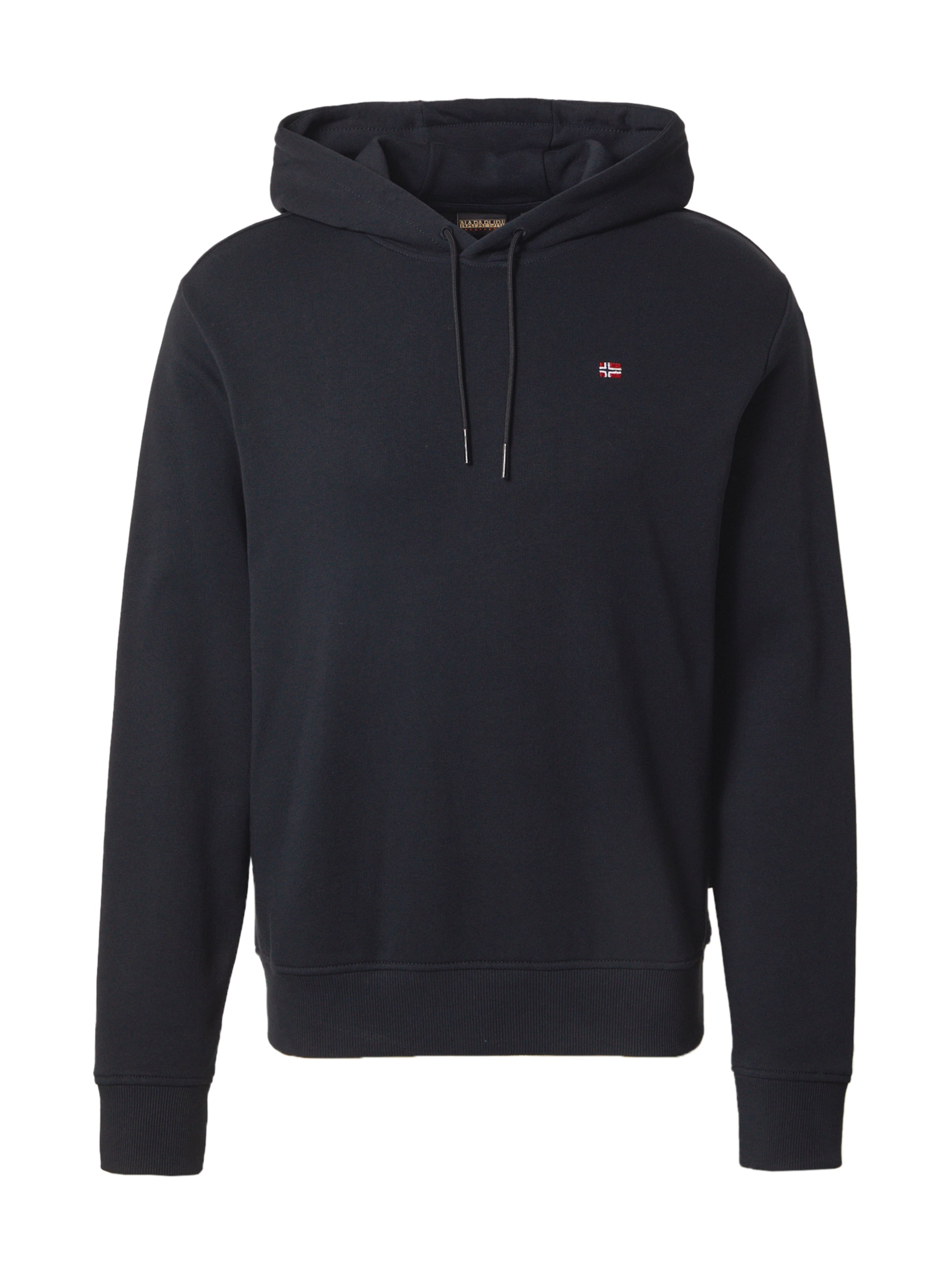 NAPAPIJRI Μπλούζα φούτερ 'BALIS' σε μαύρο: μπροστά