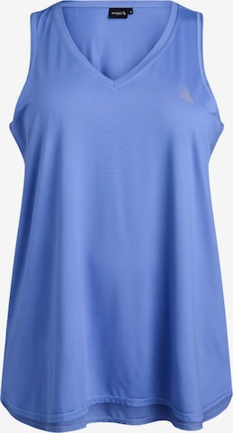 Active by ZizziSportski top 'Abasic' - plava boja: prednji dio