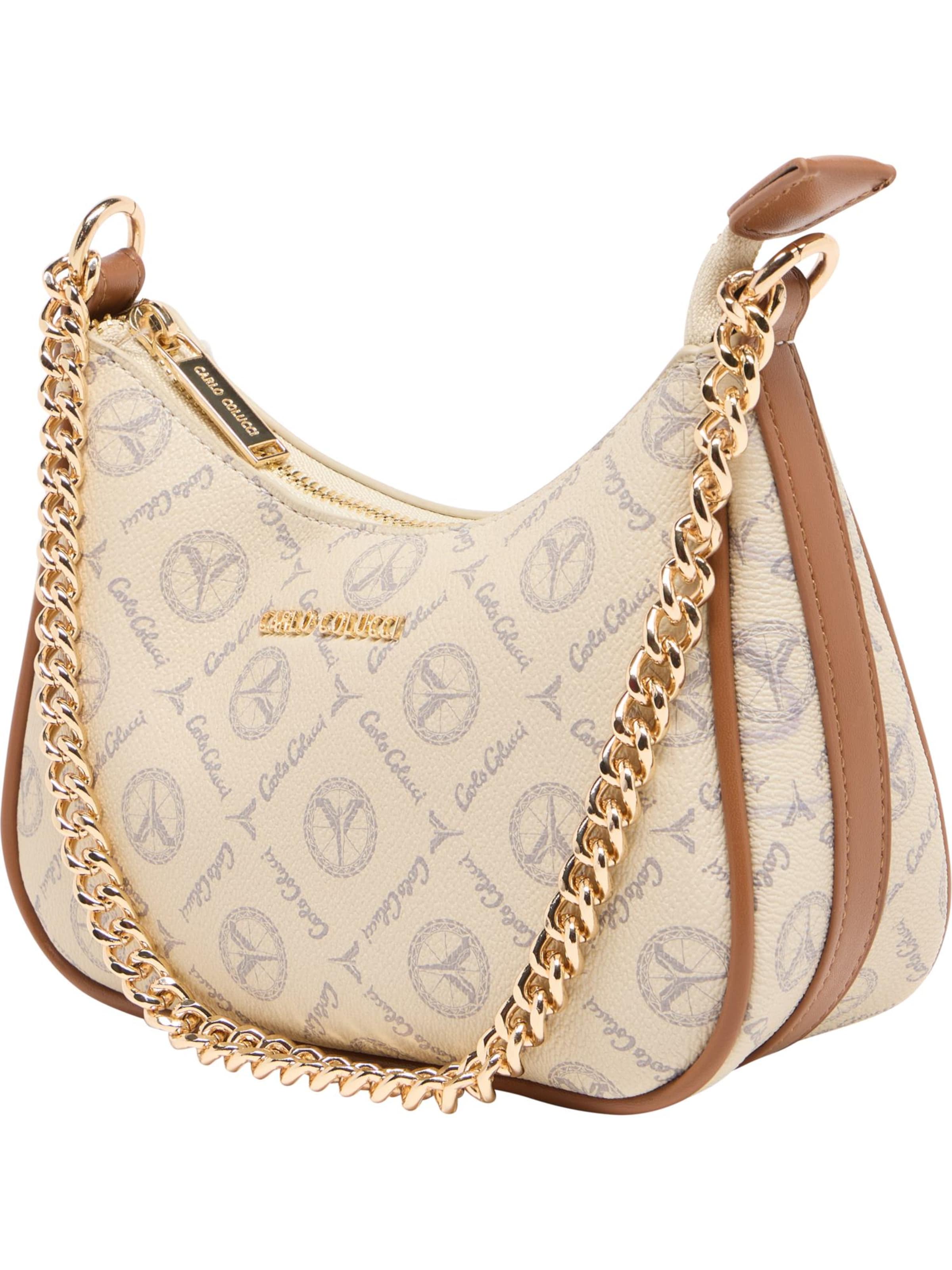 Carlo Colucci Handtasche 'Erioldi' in Beige