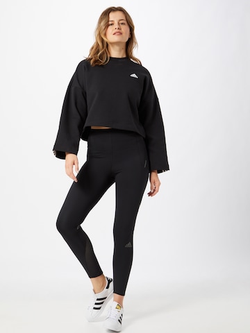 ADIDAS SPORTSWEAR Skinny Workout Pants 'How We Do' in Black