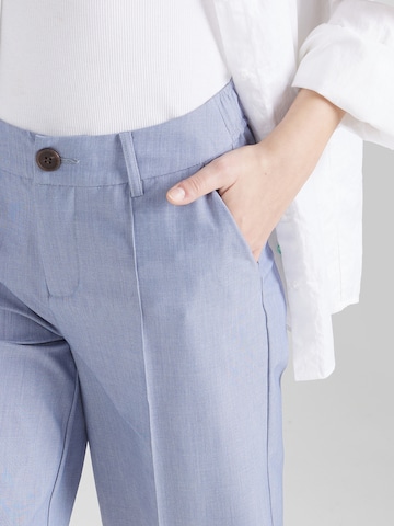 Fransa Loose fit Pleated Pants 'MALEA' in Blue