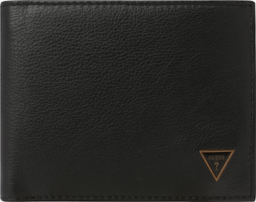 GUESS Wallet 'SCALA' in Black: front