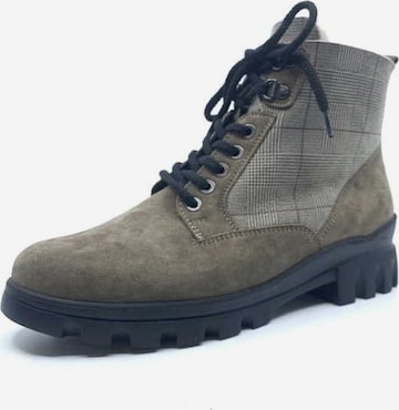 WALDLÄUFER Lace-Up Ankle Boots in Grey: front