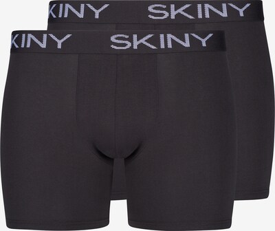 Skiny Boxers en noir / blanc, Vue avec produit