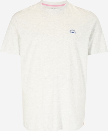 Jack & Jones Plus T-Shirt 'TULUM' in Weiß: predná strana