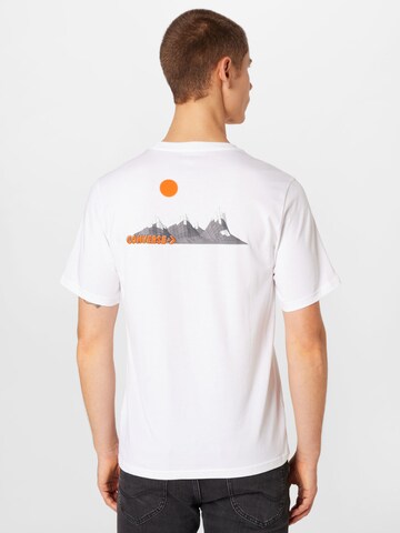 CONVERSE - Camiseta 'MOON MOUNTAIN' en blanco