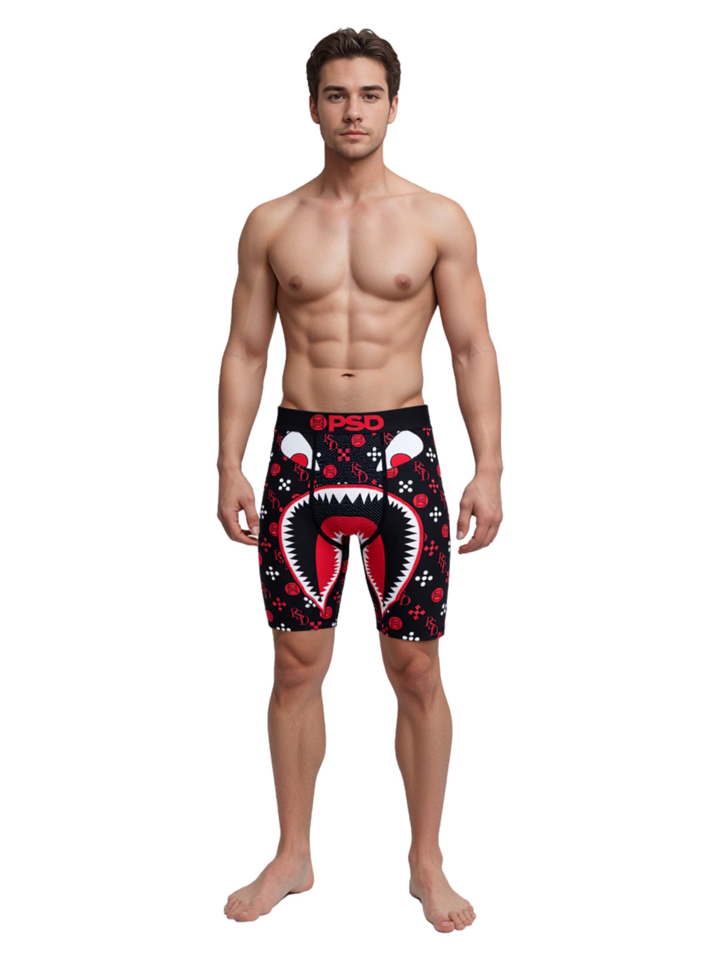 Boxers 'Lux Red' PSD en mélange de couleurs