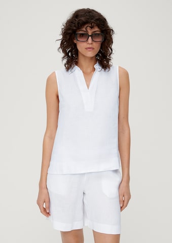 s.Oliver - Blusa en blanco: frente