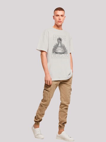 F4NT4STIC Shirt 'House Of The Dragon Throne' in Grijs