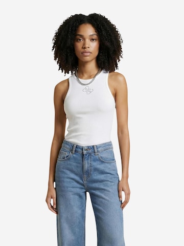 Top 'W6RP39 KD092' di GUESS in bianco