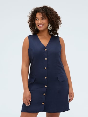 Abito camicia di Fiorella Rubino in blu